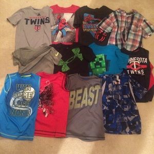 Boys size 6/7 and small shirts